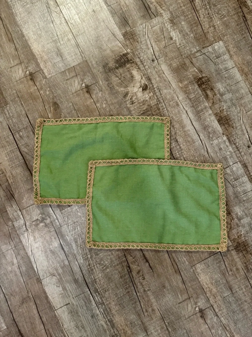 NWOT Set of 2 Phantoscope Farmhouse Burlap Linen Throw‎ Pillow Covers 20x12